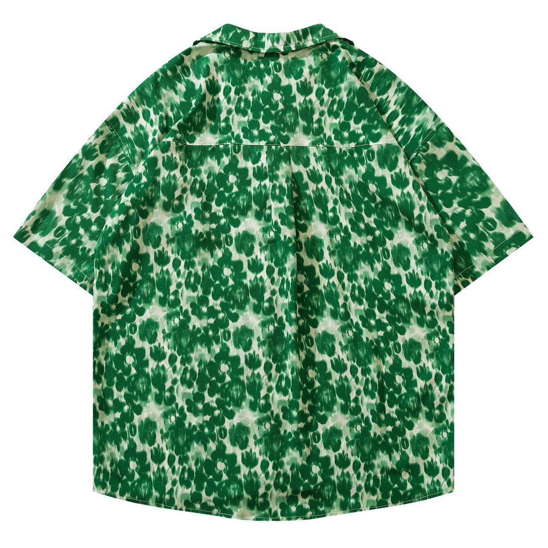 AlanBalen® - Leopard Print Short Sleeve Shirt AlanBalen