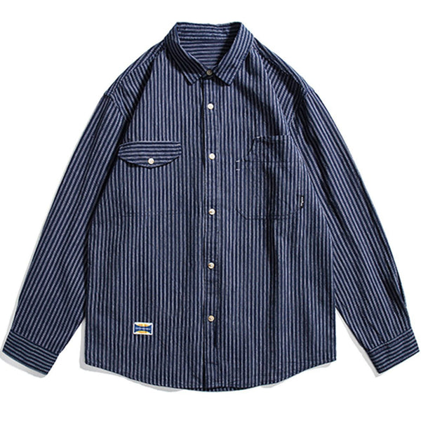 AlanBalen® - Line Long-sleeved Shirt AlanBalen