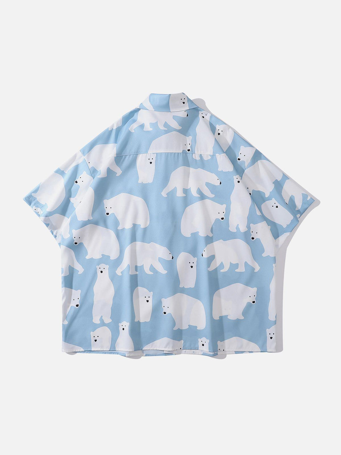 AlanBalen® - Polar Bear Print Short Sleeve Shirt AlanBalen