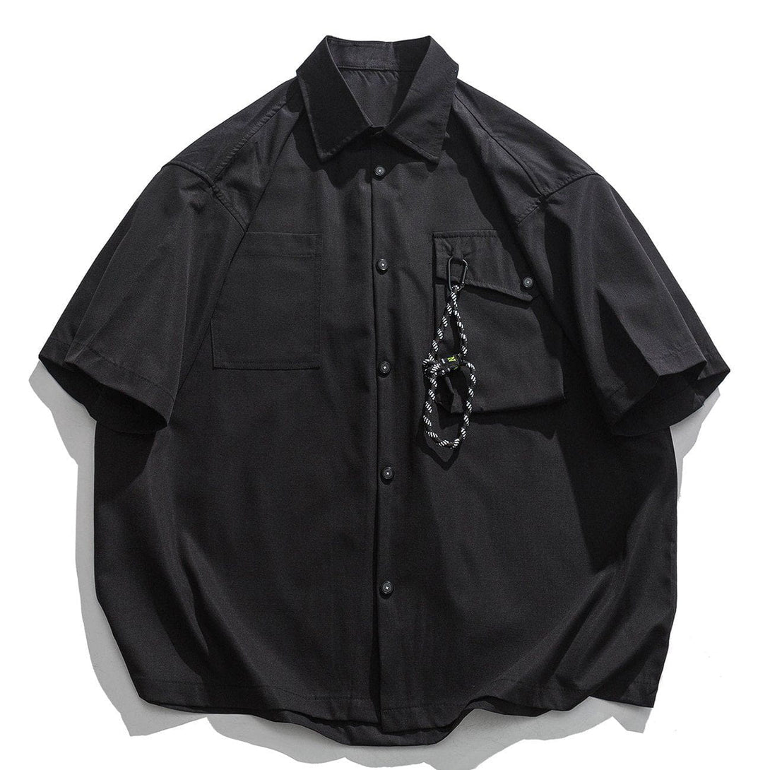 AlanBalen® - Rope Pocket Short Sleeve Shirt AlanBalen