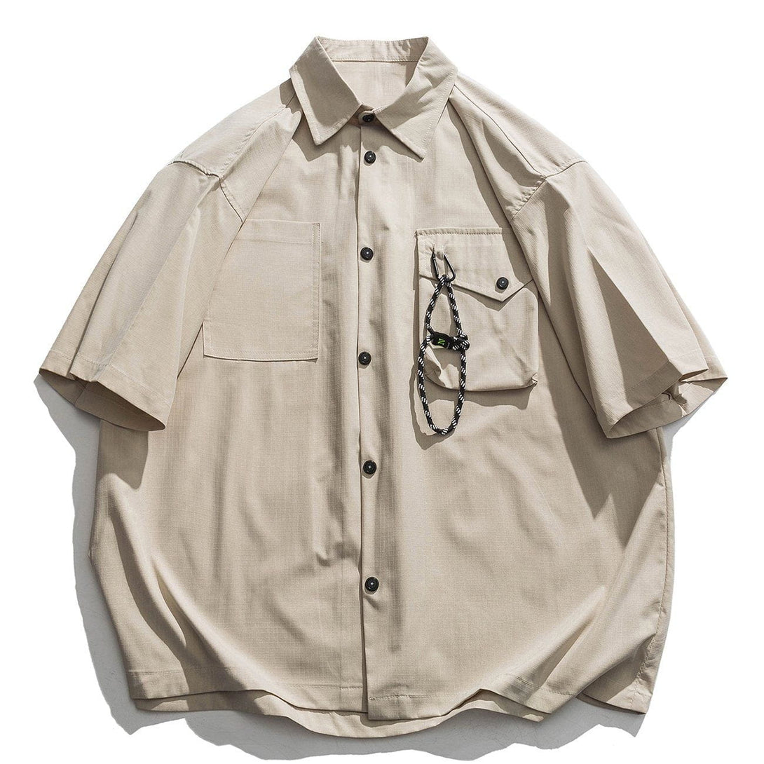 AlanBalen® - Rope Pocket Short Sleeve Shirt AlanBalen