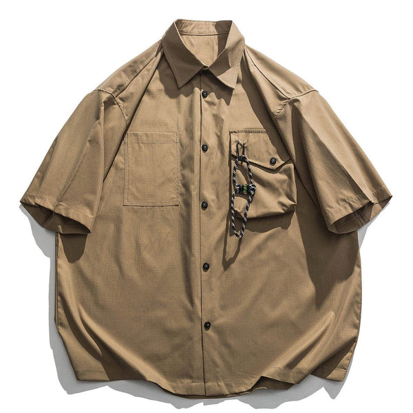 AlanBalen® - Rope Pocket Short Sleeve Shirt AlanBalen