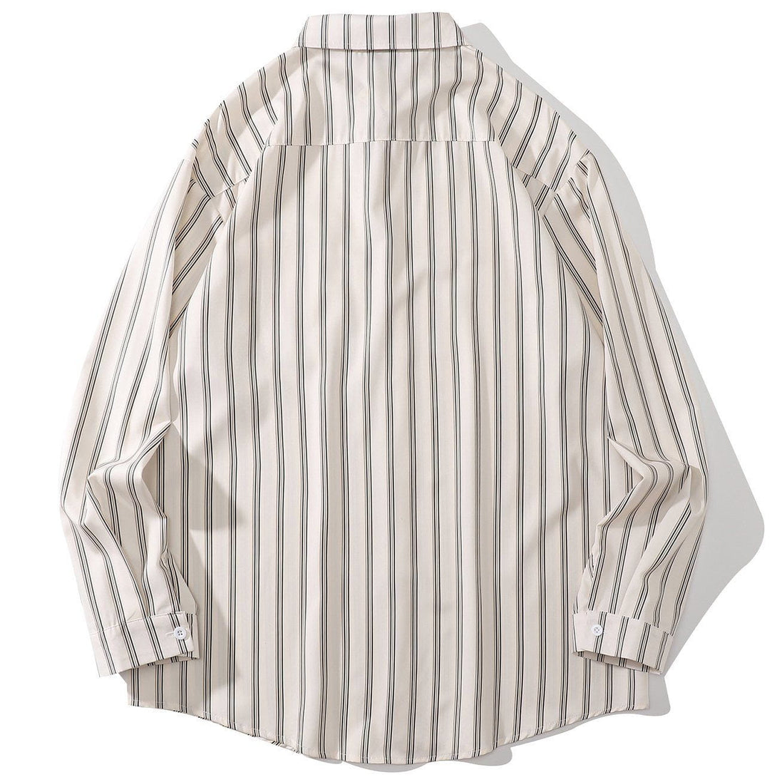 AlanBalen® - Simple Striped Long Sleeve Shirt AlanBalen