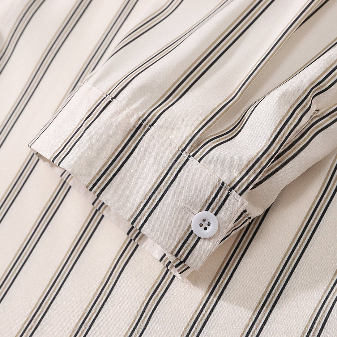 AlanBalen® - Simple Striped Long Sleeve Shirt AlanBalen