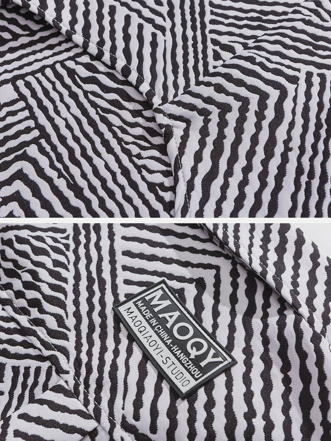 AlanBalen® - Stripe Long-Sleeved Shirt AlanBalen