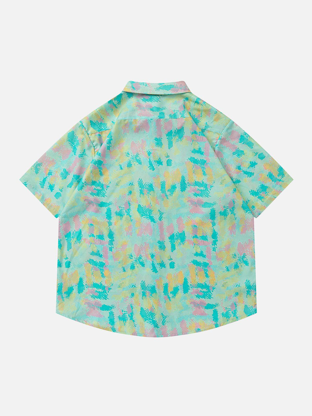 AlanBalen® - Tie-Dye Print Short Sleeve Shirts AlanBalen