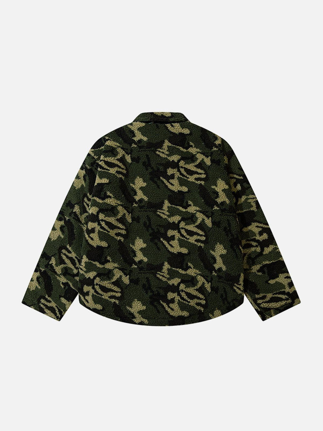 AlanBalen® Vintage Camo Sherpa Coat AlanBalen