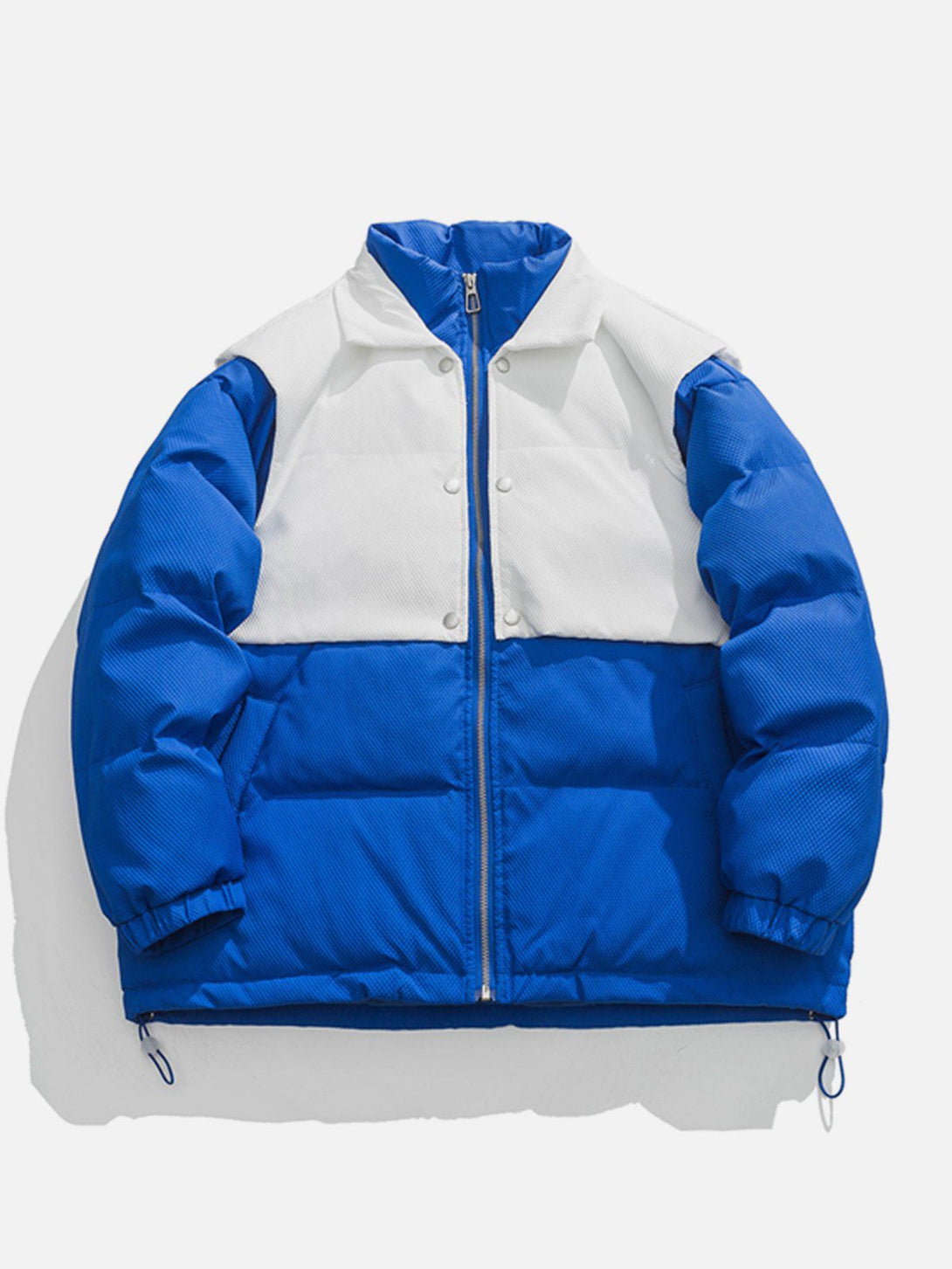AlanBalen® Detachable Patchwork Vest Winter Coat AlanBalen